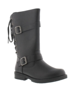 Diamond Girl Little & Big Girls Janice Lacey Boots - Black