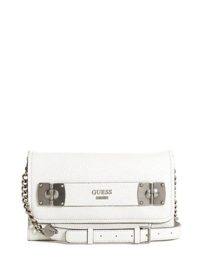 Guess Britta Ladies Large Faux Wallet White