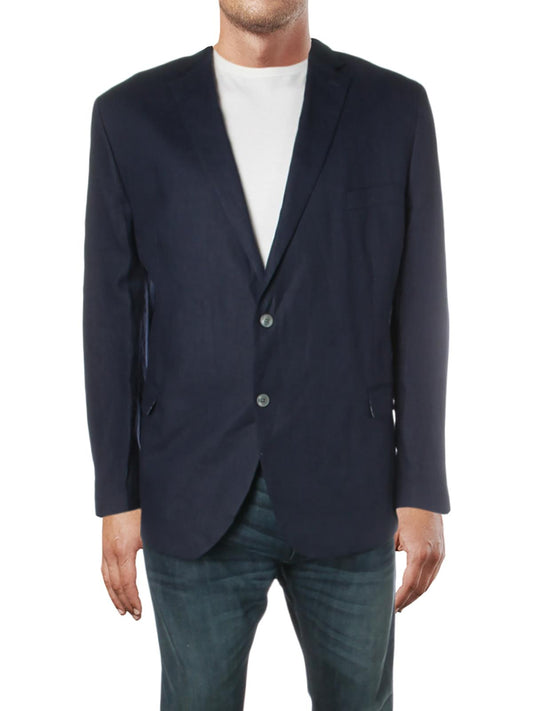 Lauren Ralph Lauren Mens Linen Professional Two-Button Blazer