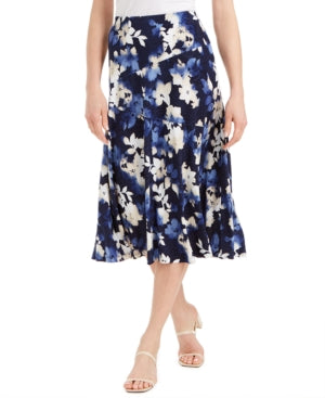 Jm Collection Printed MIDI Skirt, Created for Macy's