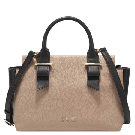 Nine West Womens Piper Small Satchel - Latte Multi