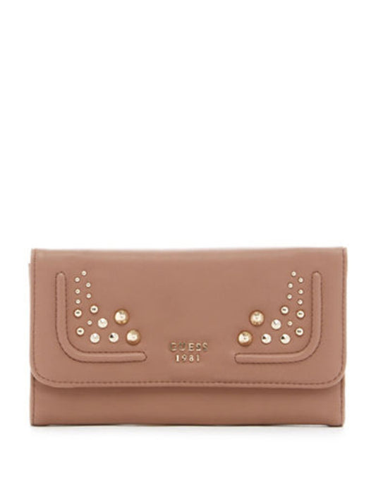 Guess Athina Pebble Wallet-brown-one Size