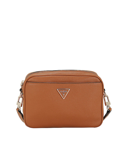 "GUESS Meridian Brown Shoulder Bag | Stylish & Functional Accessory"