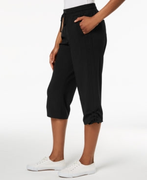 Style & Co Ruched Capri Jogger Pants, Created for Macy's