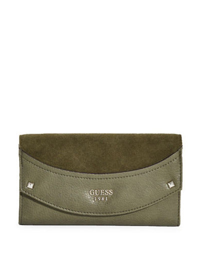 Guess Solene Clutch Wallet-green-one Size