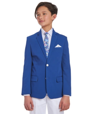 Tommy Hilfiger Big Boys Monaco Stretch Blue Blazer