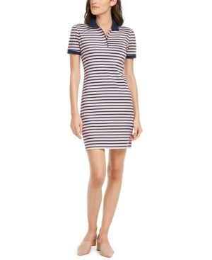 Maison Jules Striped Polo Dress,